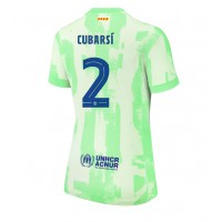 Maglia Calcio Barcelona Pau Cubarsi #2 Terza Divisa Donna 2024-25 Manica Corta